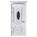 South Africa Latest Design white color solid wood teak ply wood door designs drawing for villa